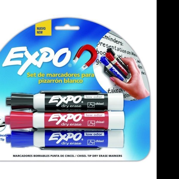 MARCADOR PPIZ. GRUESO EXPO BL.C3 BASIC.BORR. MAGN 312